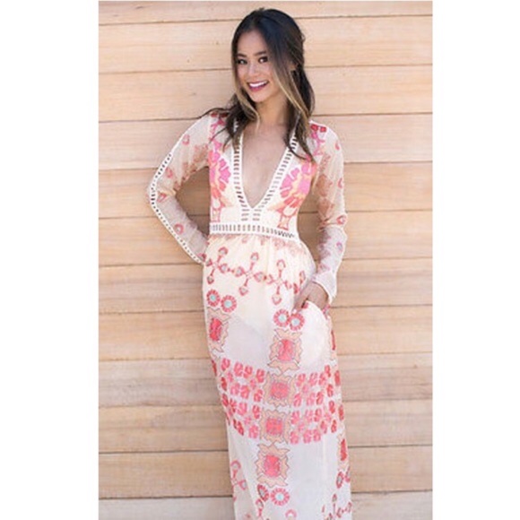 For Love And Lemons Dresses & Skirts - For Love and Lemons Barcelona Maxi dress